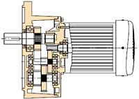 cylinder gear gearmotor