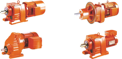 Helical gears and helical gear speed reducers and helical gearboxes